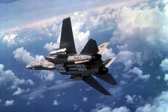 Navy F-14 Tomcat air superiority fighter