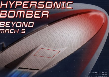 Hypersonic waverider bomber concept