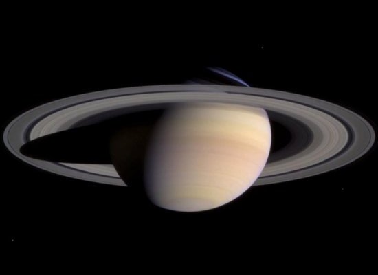 Cassini photo of Saturn taken in 2004