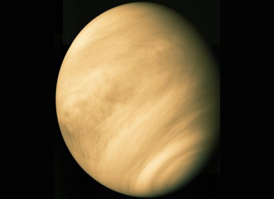 Photo mosaic of Venus taken by Mariner 10