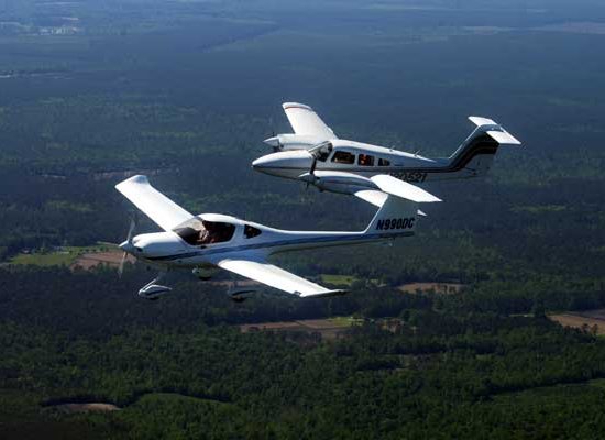 Single-and multi-engine civilian pilot training aircraft