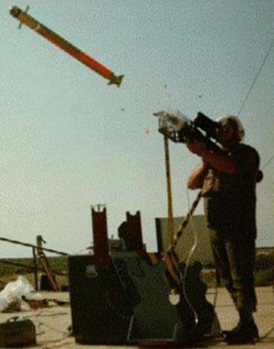 Stinger man-portable IR guided surface-to-air missile