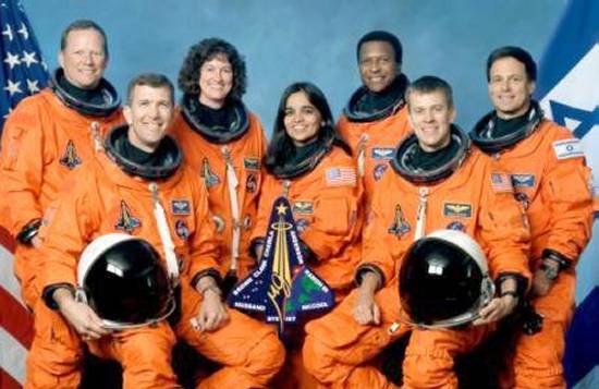 Columbia STS-107 crew