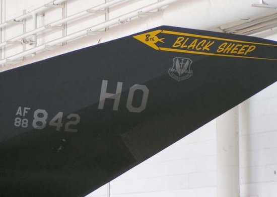 F-117 Nighthawk ordered in 1988 and stationed at Holloman AFB