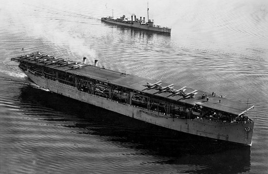USS Langley (CV-1), America's first aircraft carrier