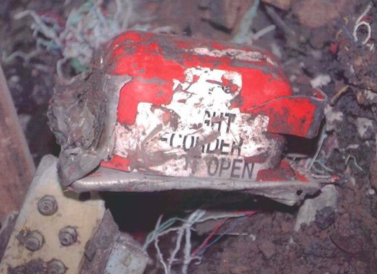 Cockpit Voice Recorder recovered from United Airlines 93 in 2001