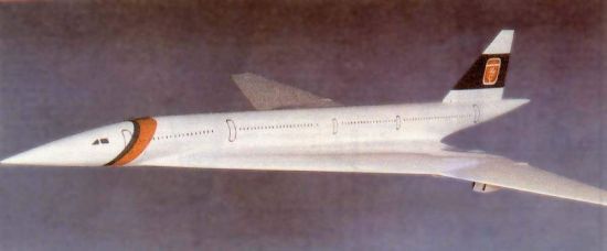 Model of the Tupolev Tu244