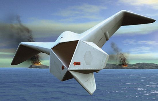 Concept for the Cormorant submarine-launched UAV