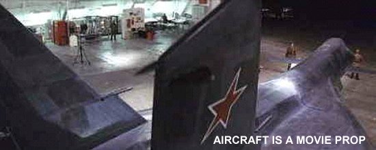 Another view of the mystery plane showing Russian markings