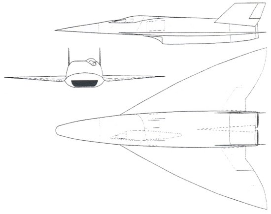Conceptual diagram of the Convair Fish