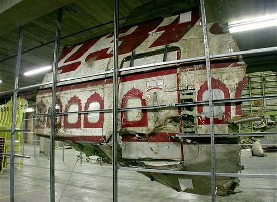 Right front door of Air India 182 recovered from the ocean floor