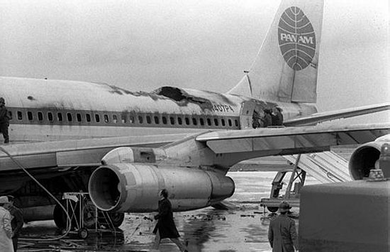Damage done to Pan Am 110 by two terrorist bombs