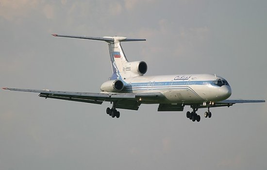 Tu-154 of Siberia Airlines shown before its destruction
