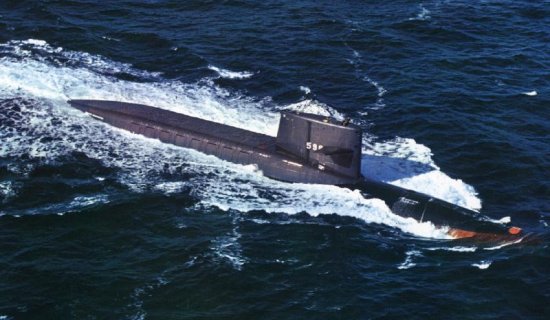 USS George Washington, the world's first ballistic missile submarine