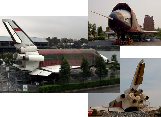 Analog Buran abandoned in a Sydney parking lot