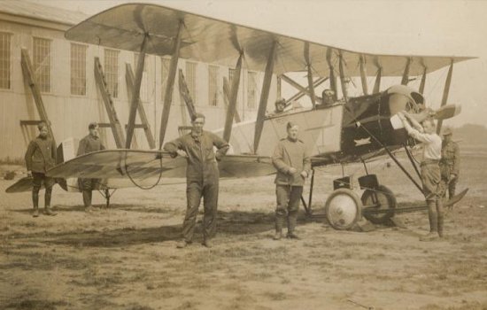 One of the first fighting scouts of the war, Britain's Avro 504