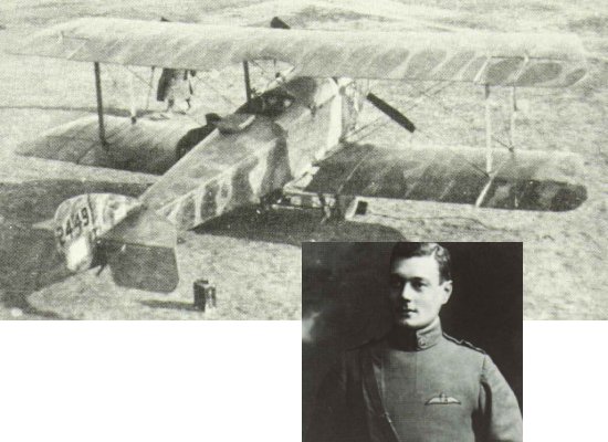 Louis Strange and his Martinsyde S.I scout