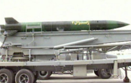 Iranian Zelzal-2 long-range rocket