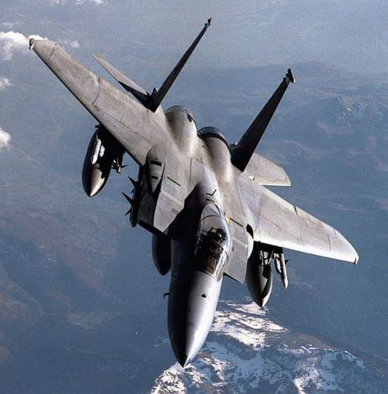 USAF F-15 Eagle air superiority fighter