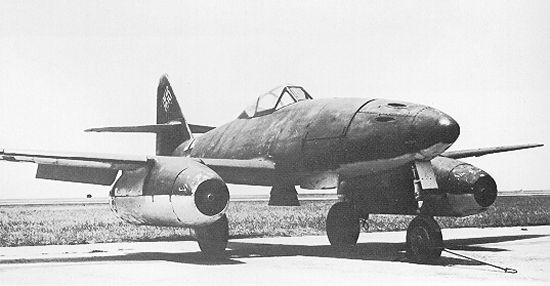 German Me 262 jet fighter