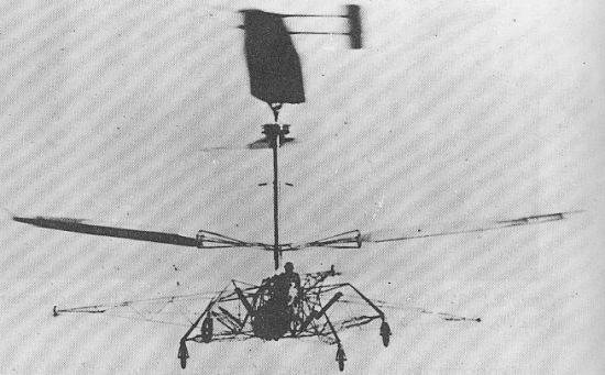 D'Ascanio's helicopter, 1930