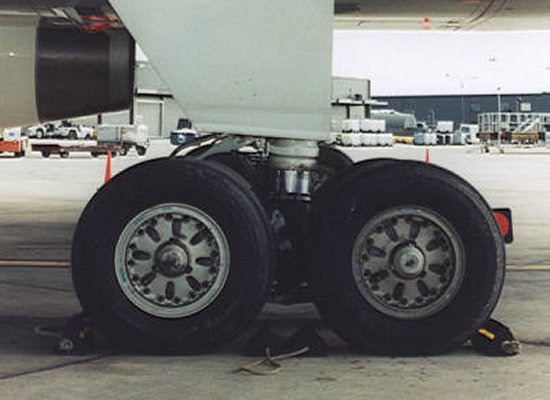 Key features of the wheel wreckage