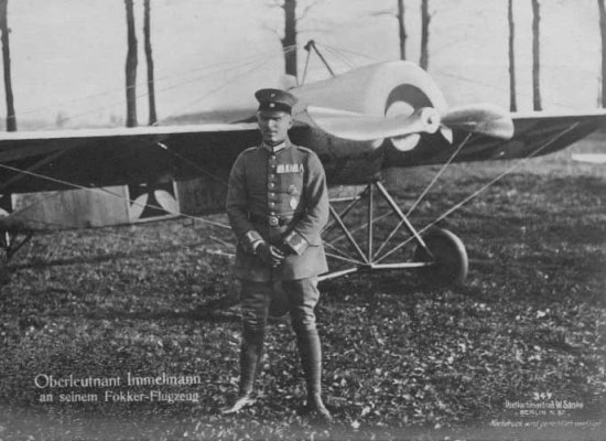 German ace Max Immelman during the original Fokker Scourge